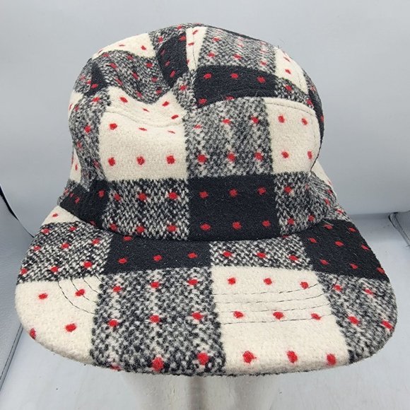 JonnyIV Plaid Wool Hat Winter Warm Adjustable Lightweight Casual Outdoors - Picture 1 of 11